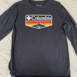 MENS COLUMBIA LONG SLEEVE TEE SHIRT